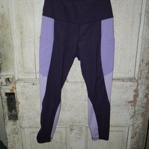 Yogalicious Legging Tights Size M Purple (W-33)